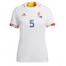 Billige Belgien Jan Vertonghen #5 Udebane Fodboldtrøjer Dame VM 2022 Kortærmet
